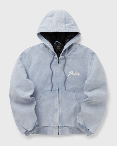 PATTA Patta Peace Canvas Hooded Jacket, blue