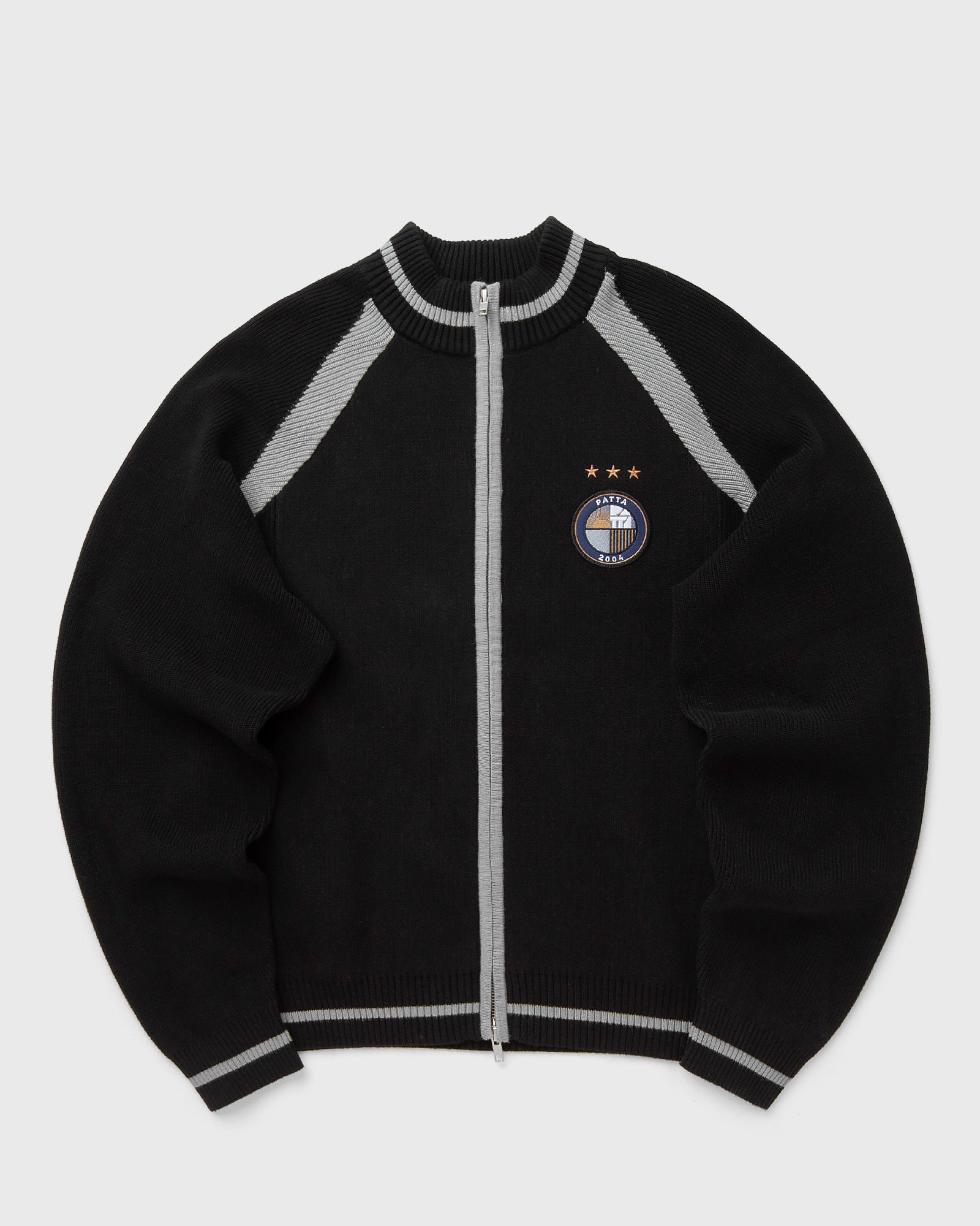 PATTA Patta Track Top Cardigan, black