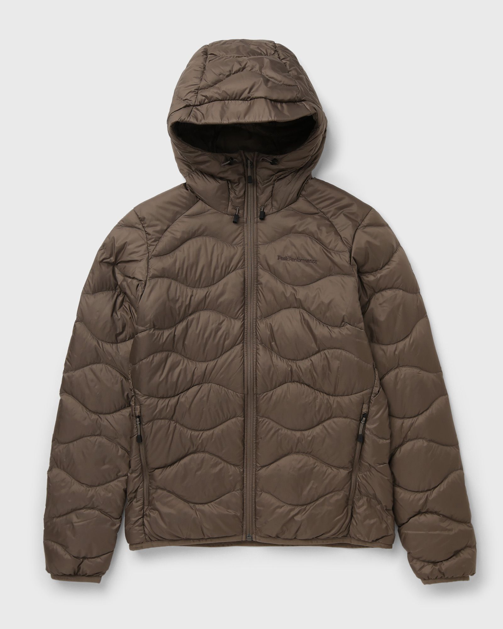 Peak Performance Helium Down Hood Jacket, brown