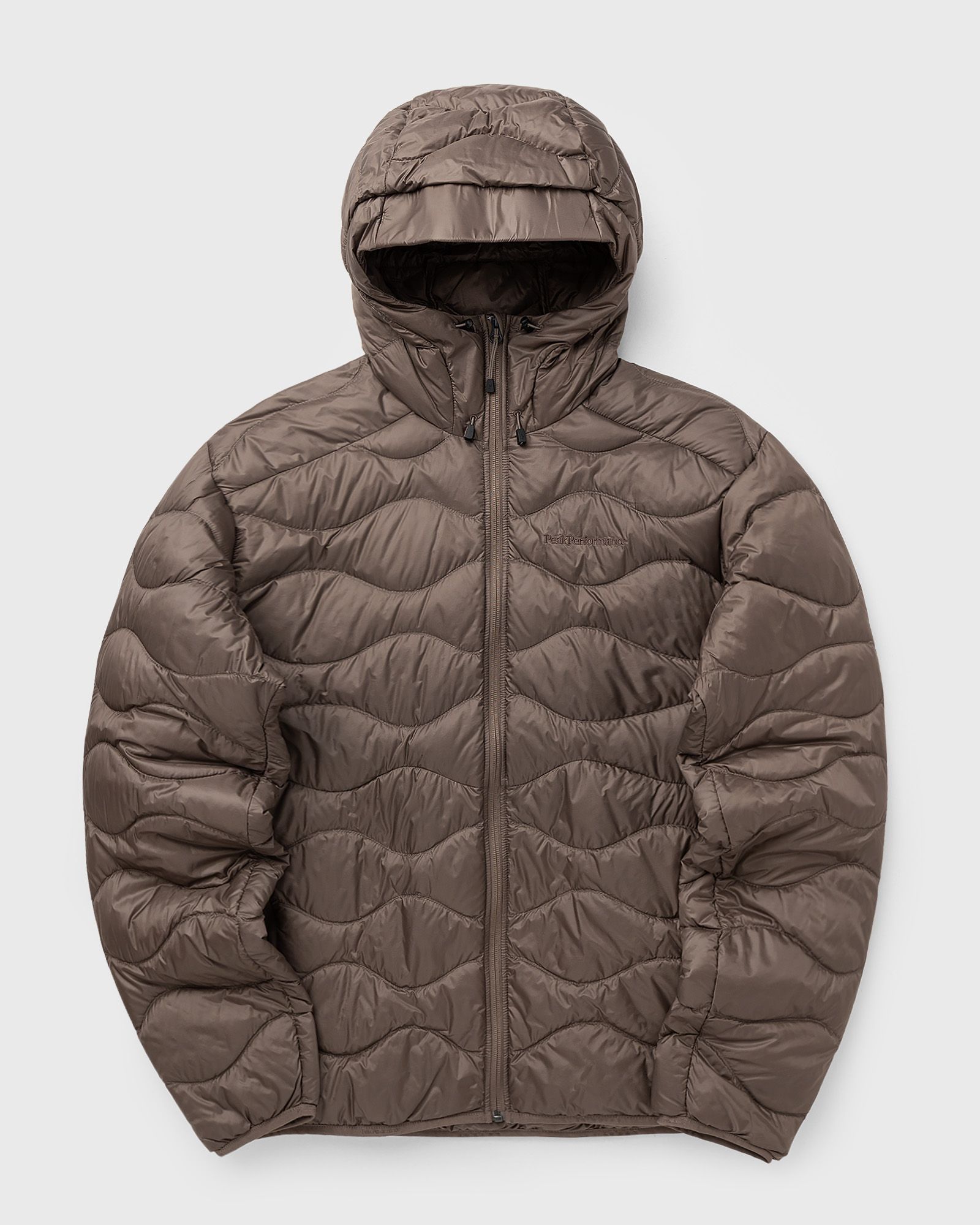 Peak Performance Helium Down Hood Jacket, brown
