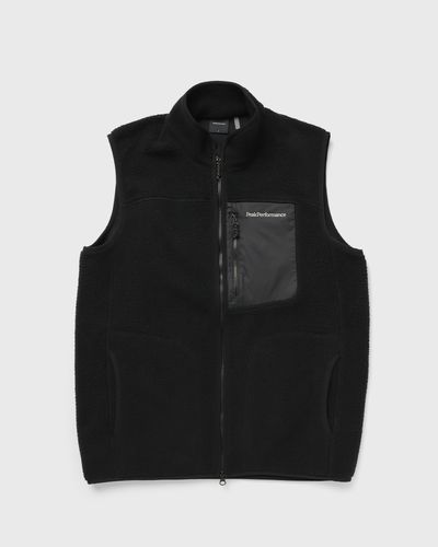 Peak Performance Nature Rush Pile Vest, black