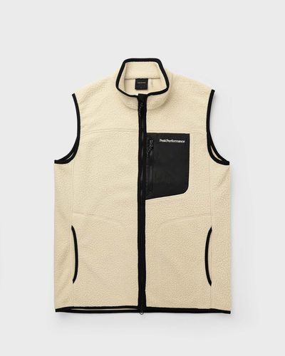 Peak Performance Nature Rush Pile Vest, beige