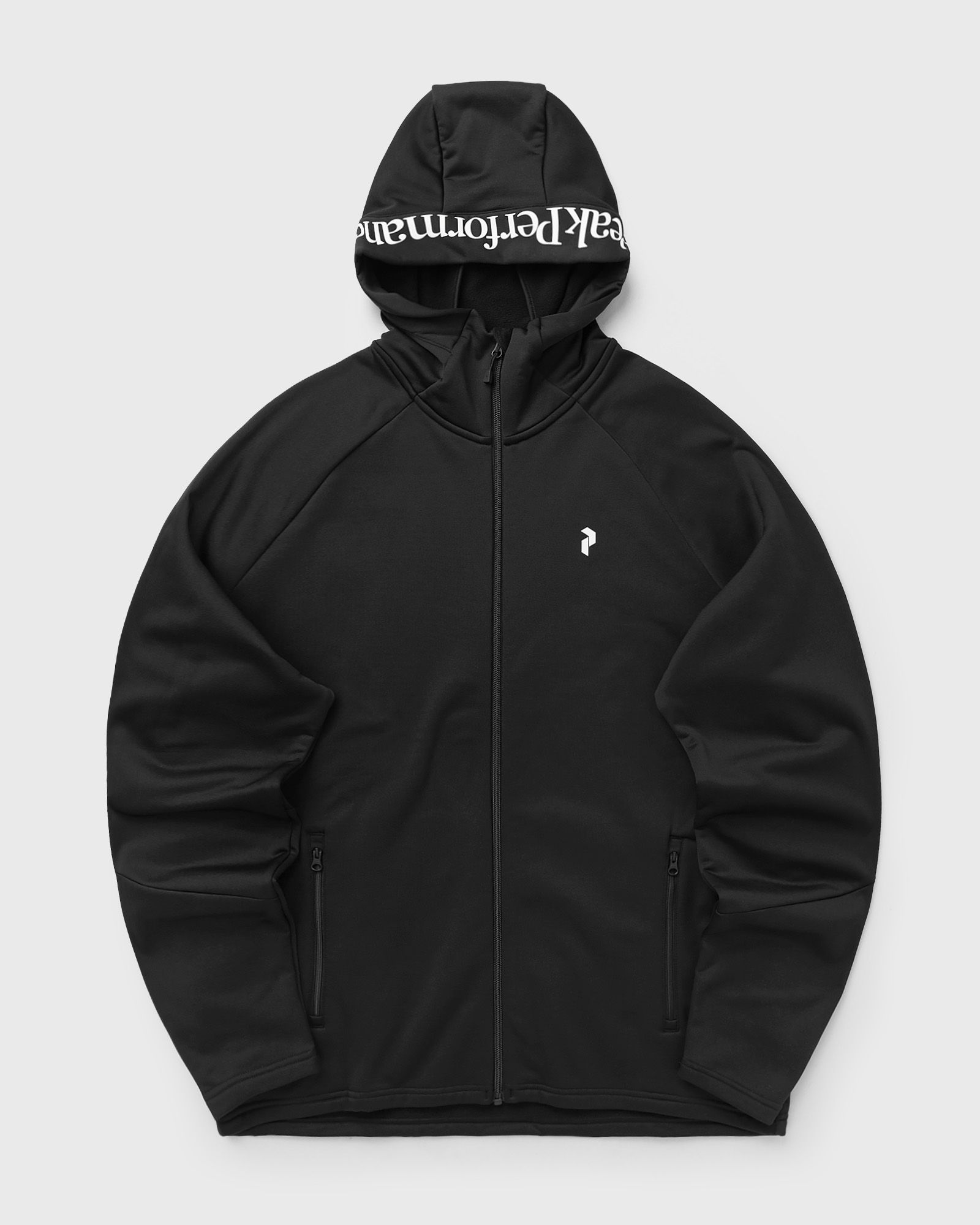 Peak Performance Rider Essentials Midlayer Zip Hood, black