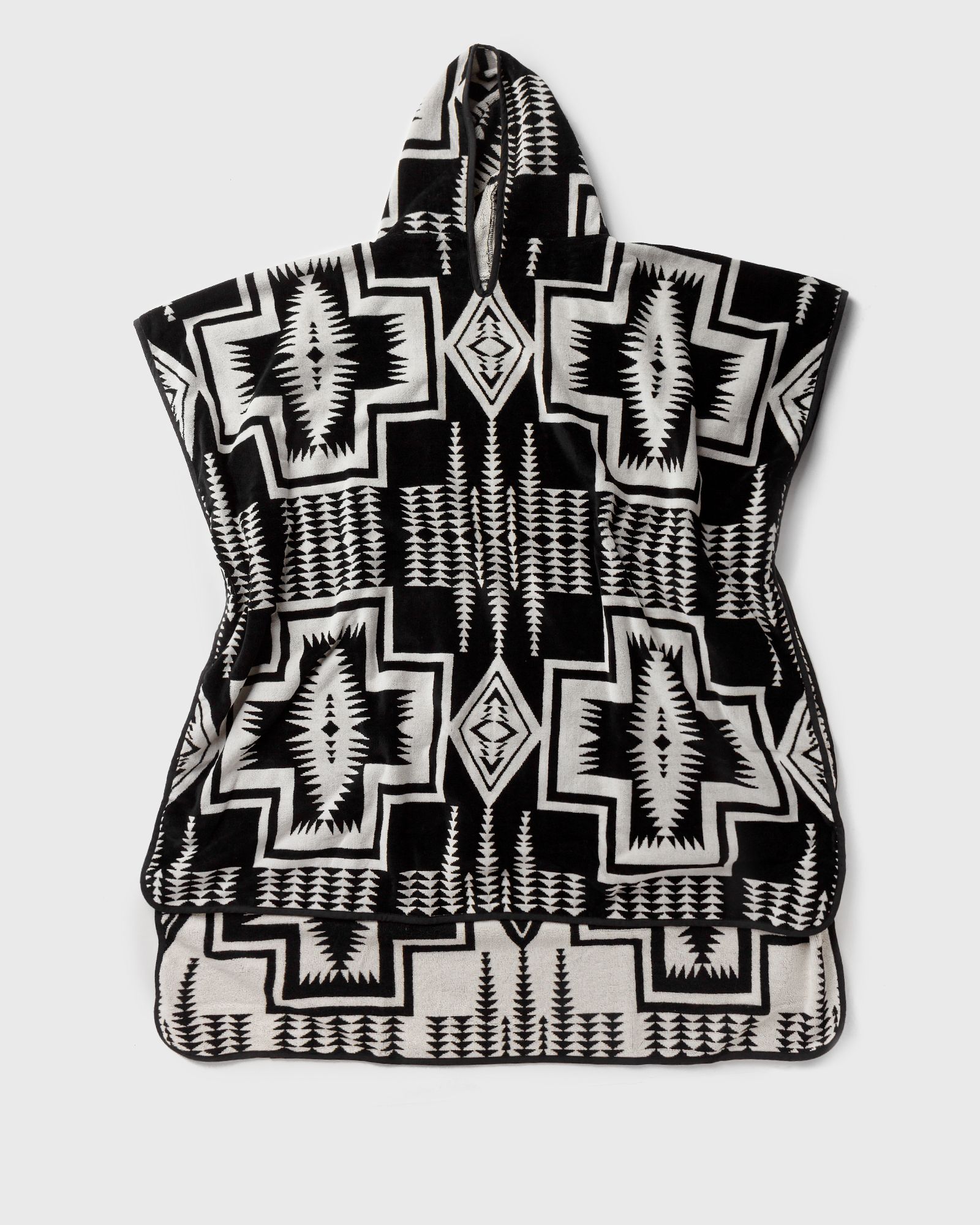 Pendleton HARDING ADULT HOODED TOWEL, black