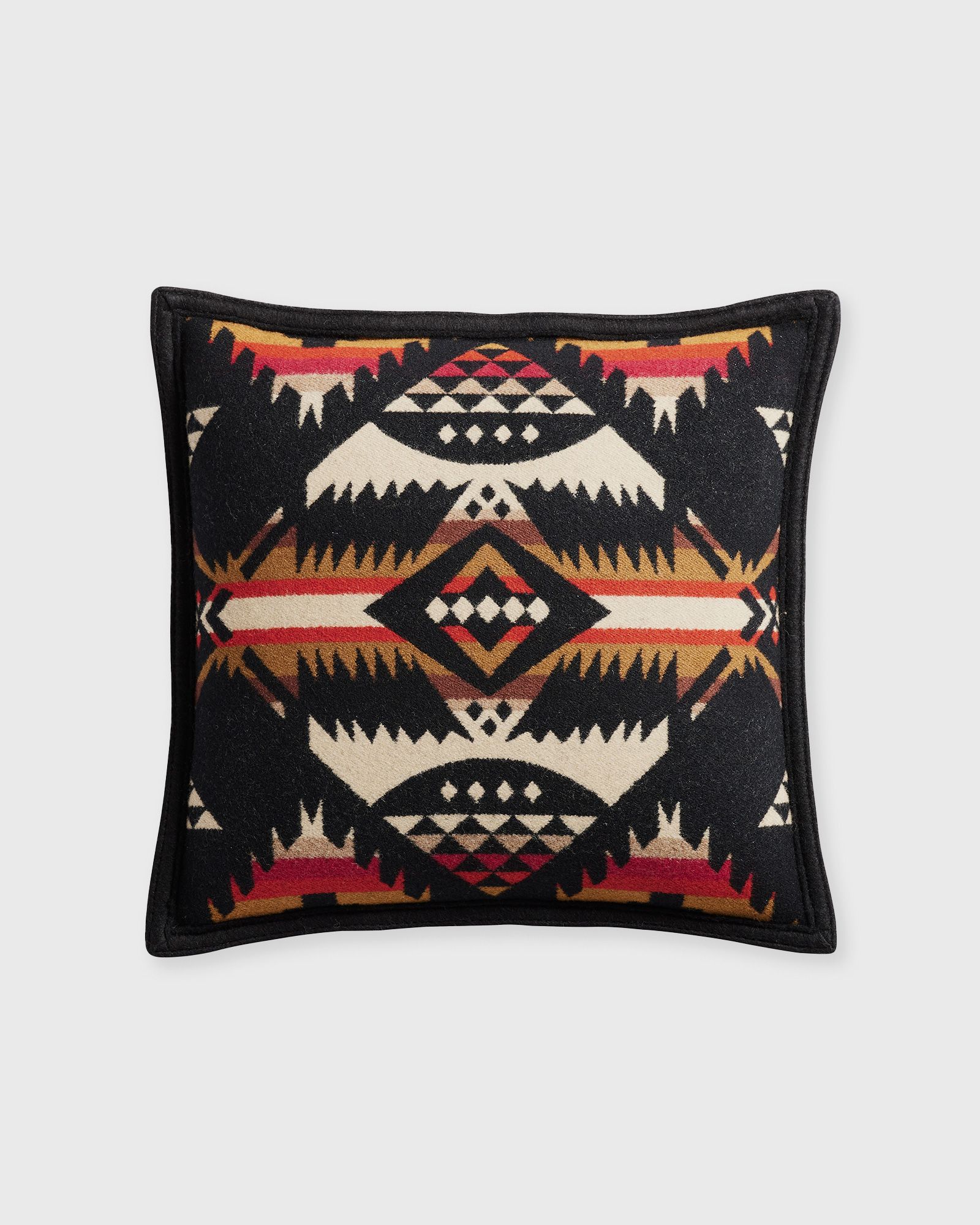Pendleton JACQUARD PILLOW 16X16, black