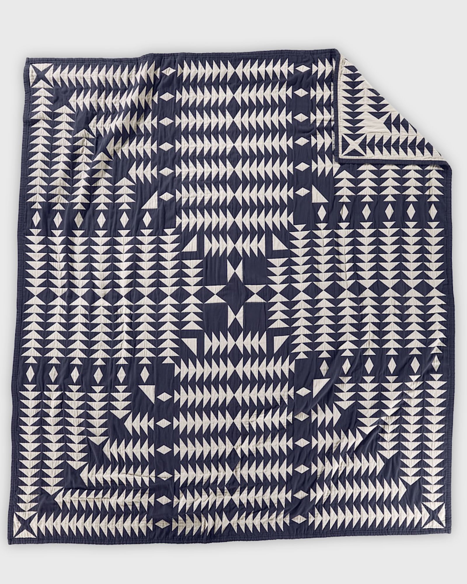 Pendleton ORGANIC COTTON MATELASSE TWIN, blue