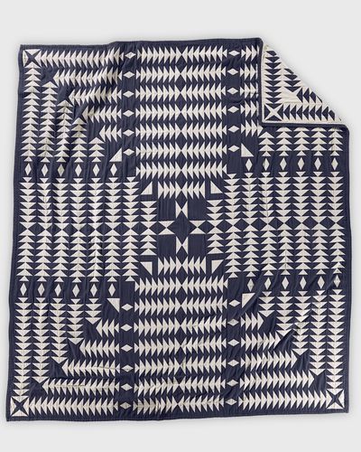 Pendleton ORGANIC COTTON MATELASSE TWIN, blue