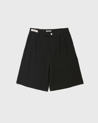Perplex Kuro Pleated Shorts, black