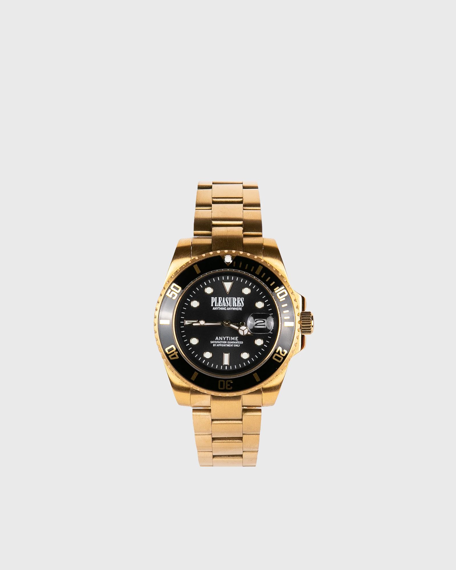 Pleasures ANYTIME WATCH (GOLD/BLACK), gold
