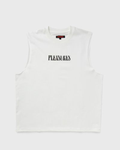Pleasures ONYX SLEEVELESS SHIRT, white