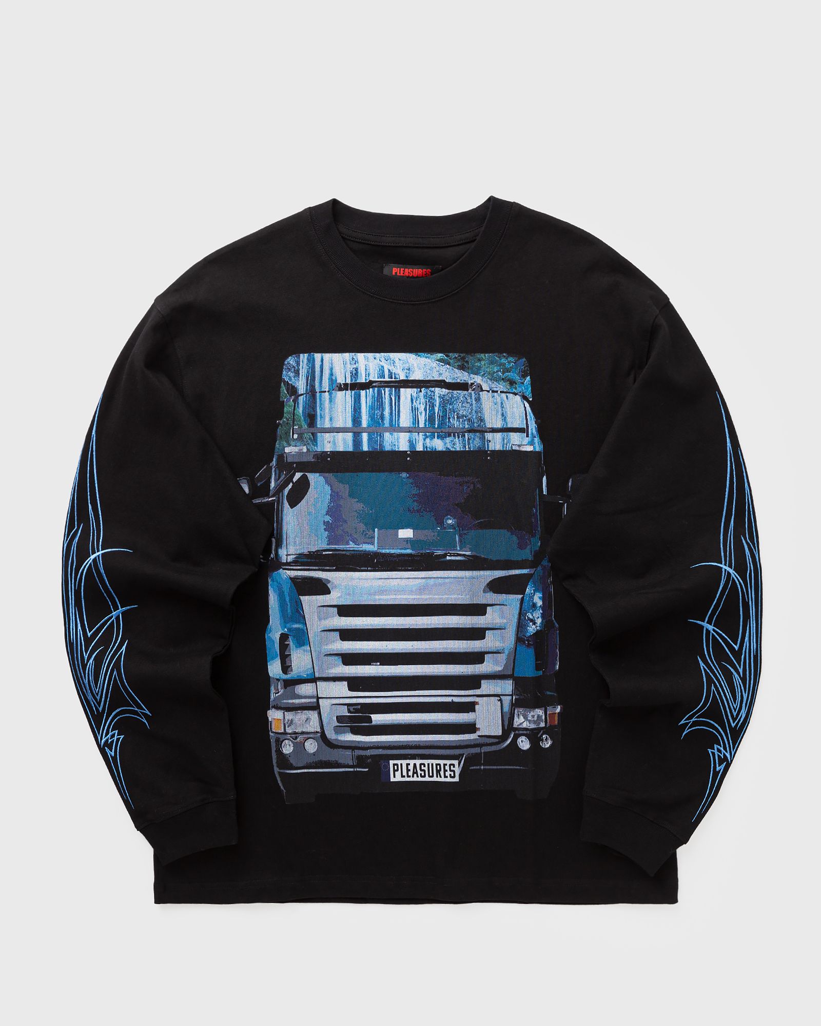 Pleasures SEMI HEAVYWEIGHT LONG SLEEVE SHIRT, black