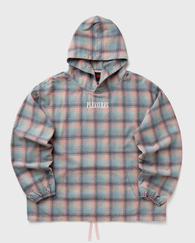 Pleasures SENDER PONCHO HOODIE, blue|pink