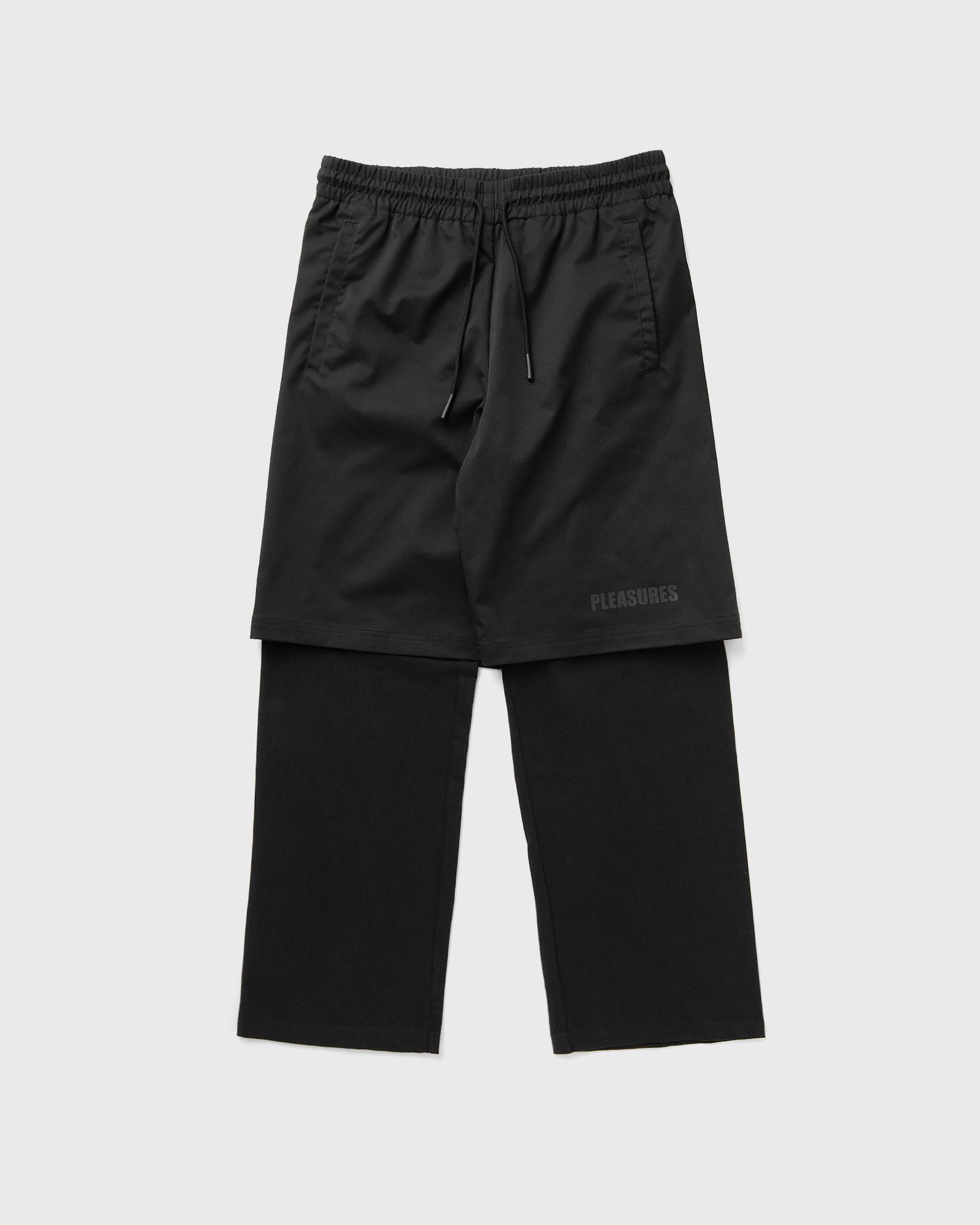 Pleasures STAY LAYERED PANTS, black