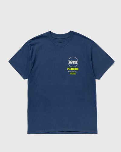 Pleasures X BOILER ROOM TURNTABLE T-SHIRT, blue