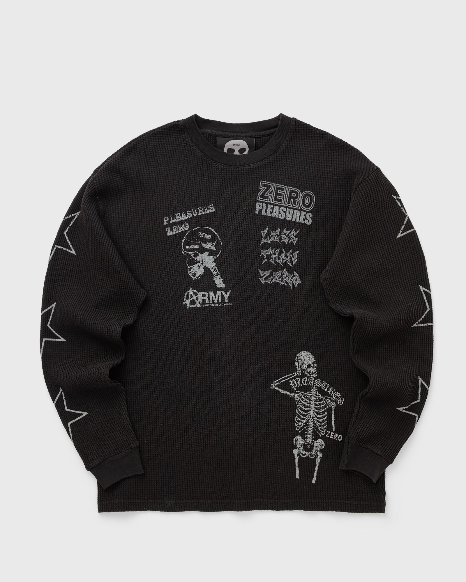 Pleasures X ZERO MISLED THERMAL LONG SLEEVE, black