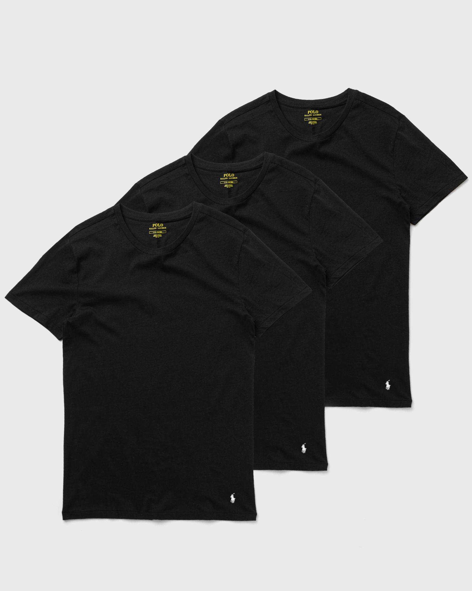 Polo Ralph Lauren CREW-3 PACK UNDERSHIRT, black