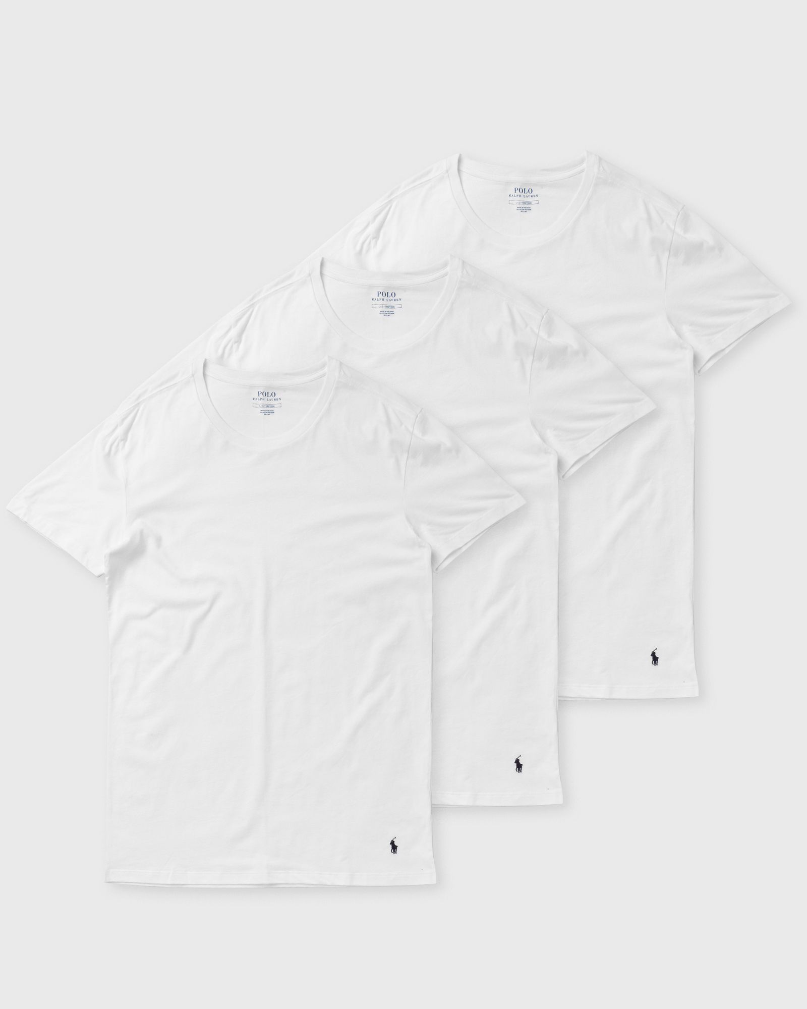 Polo Ralph Lauren CREW UNDERSHIRT 3-PACK, white
