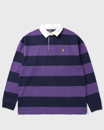 Polo Ralph Lauren KNIT RUGBY PULLOVER, purple