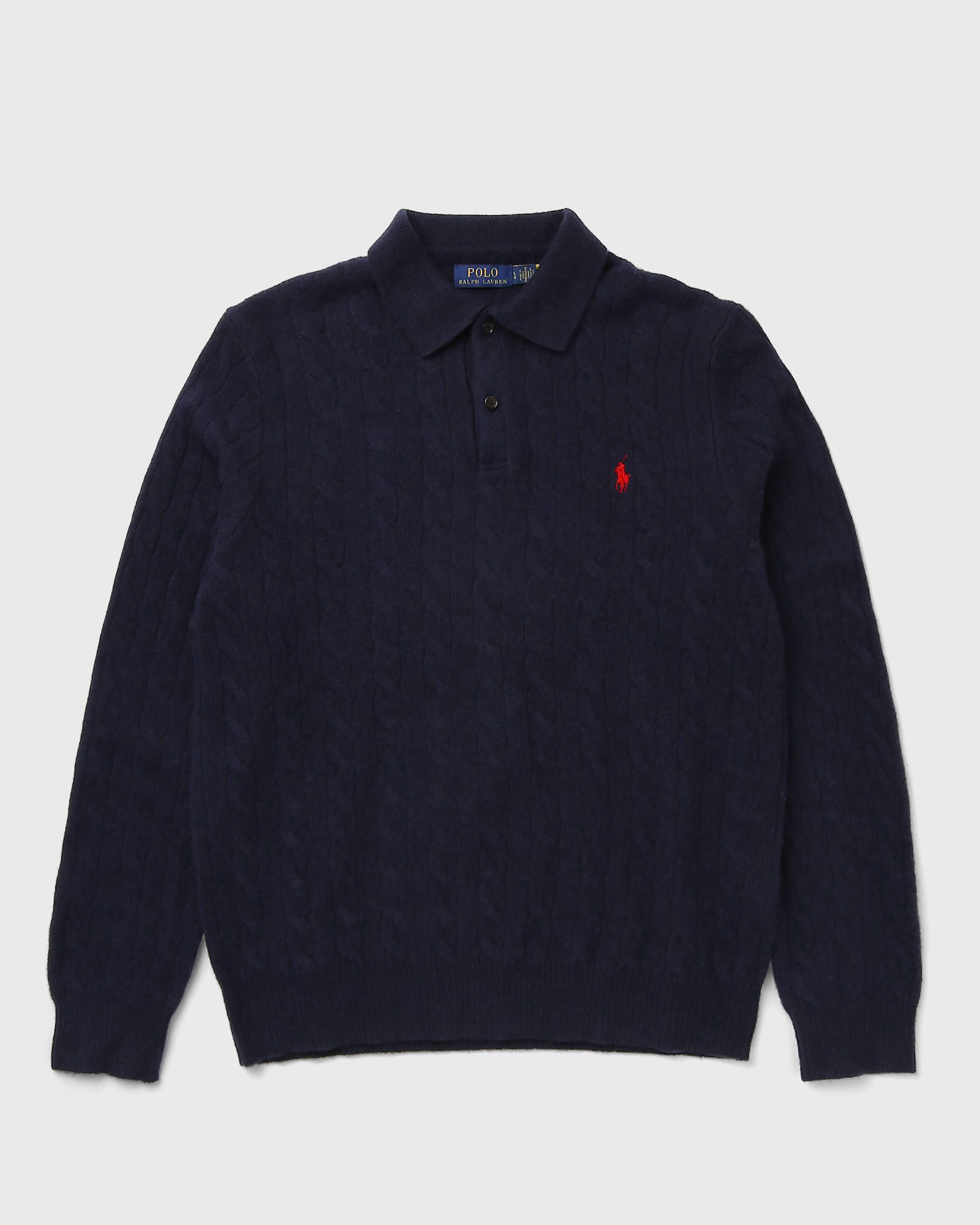 Polo Ralph Lauren LONG SLEEVE PULLOVER blue male Pullovers now available at BSTN in size XL