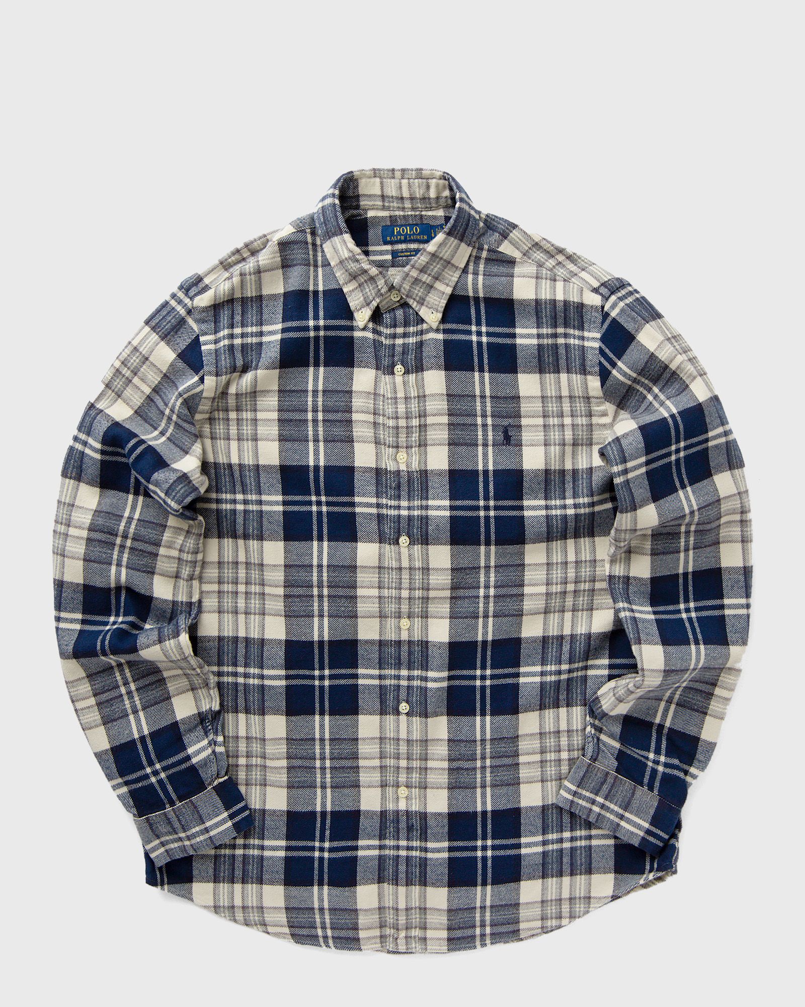 Polo Ralph Lauren LONG SLEEVE SPORT SHIRT, blue|beige