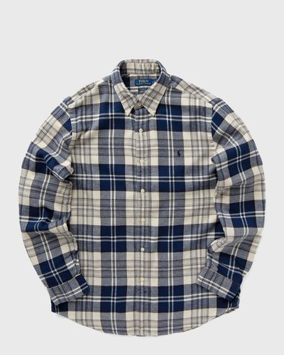 Polo Ralph Lauren LONG SLEEVE SPORT SHIRT, blue|beige
