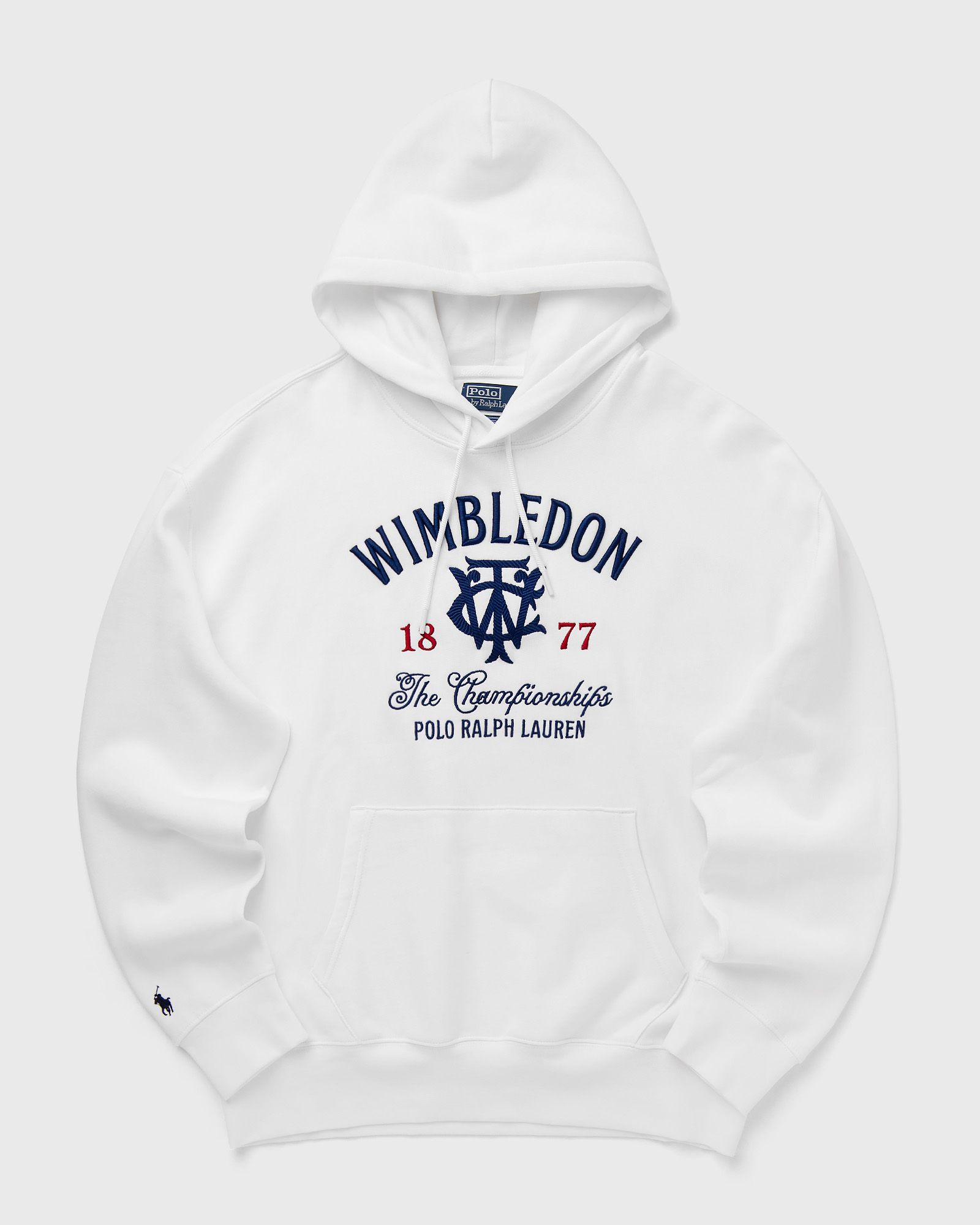 Polo Ralph Lauren WIMBLEDON HOODED SWEATSHIRT, white