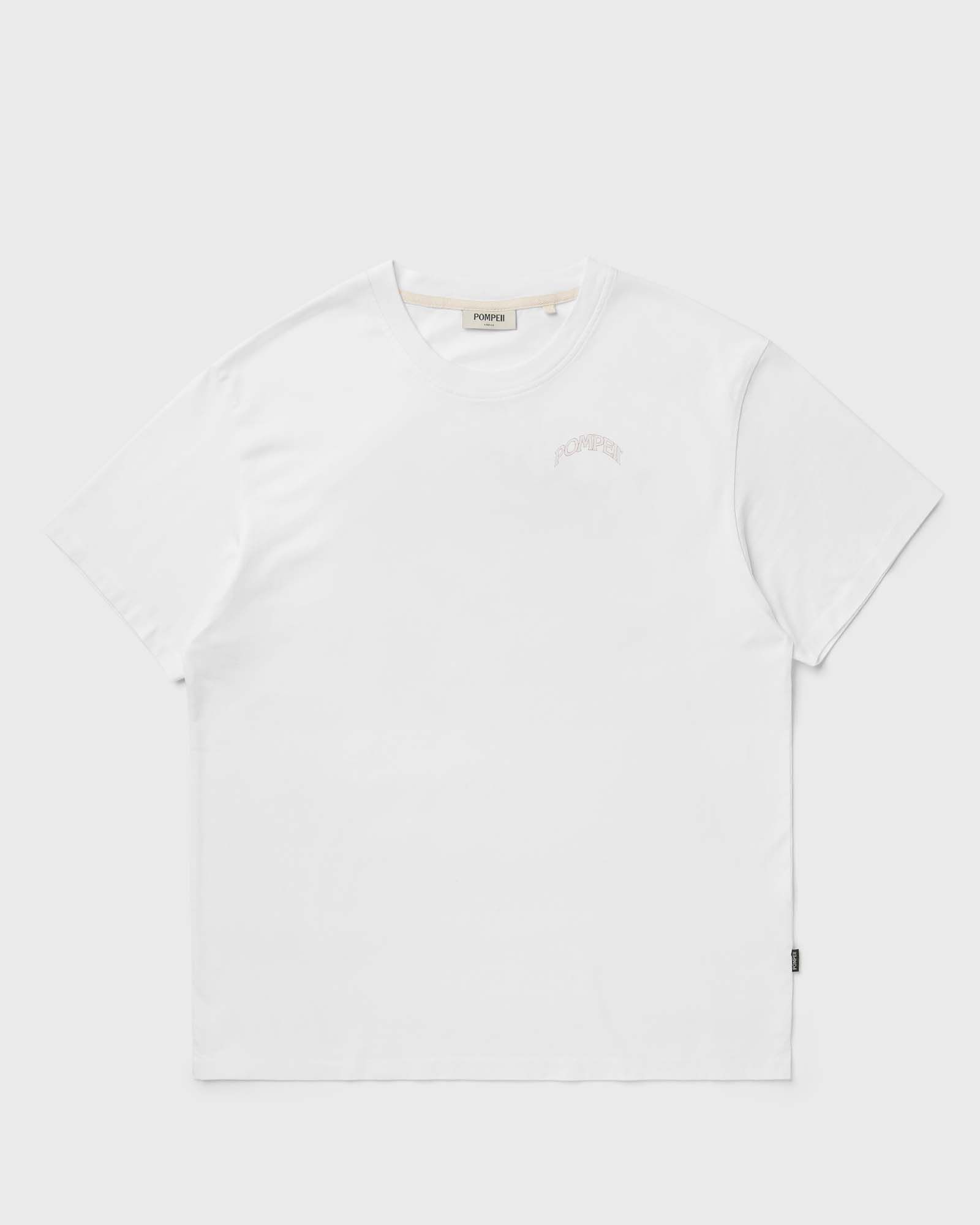 POMPEII FOUNTAIN WHITE REGULAR GRAPHIC TEE, white
