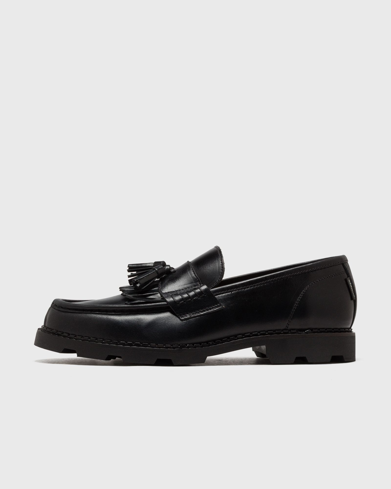 POMPEII MODENA LEATHER TASSEL, black