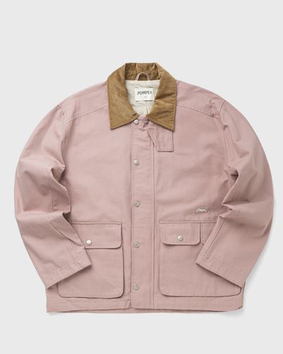 POMPEII POWDER CANVAS FIELD JACKET, pink