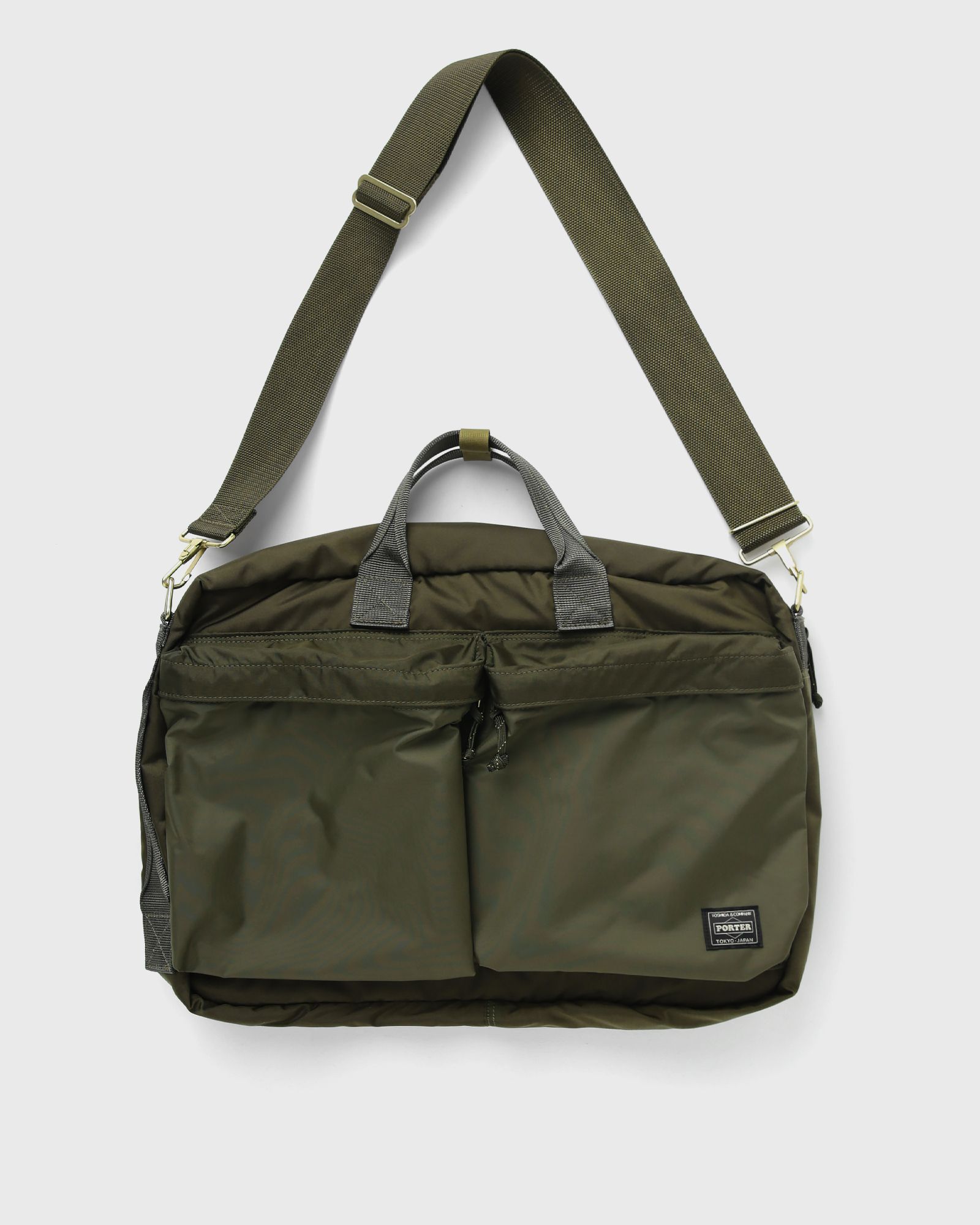 Porter-Yoshida & Co. FORCE 3WAY BRIEFCASE, green