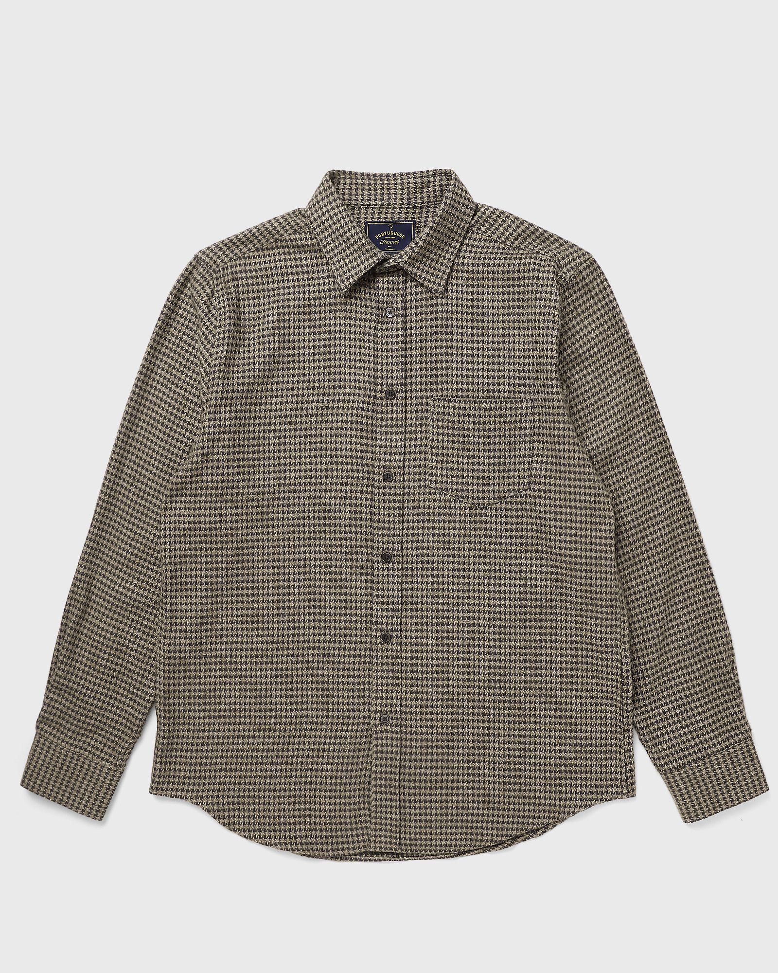 Portuguese Flannel Abstract Pied Poule, brown
