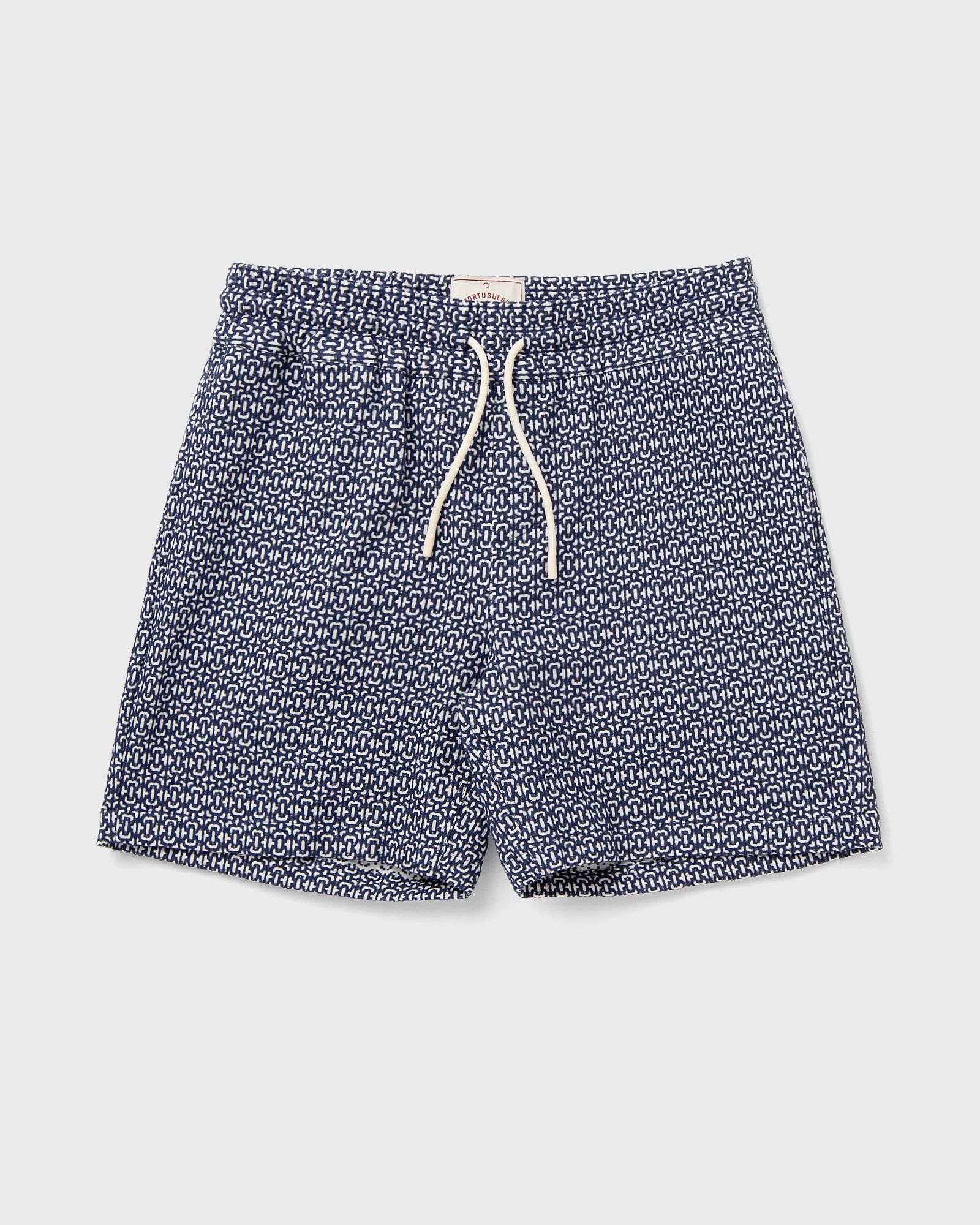 Portuguese Flannel Abstract Tile Shorts, multi
