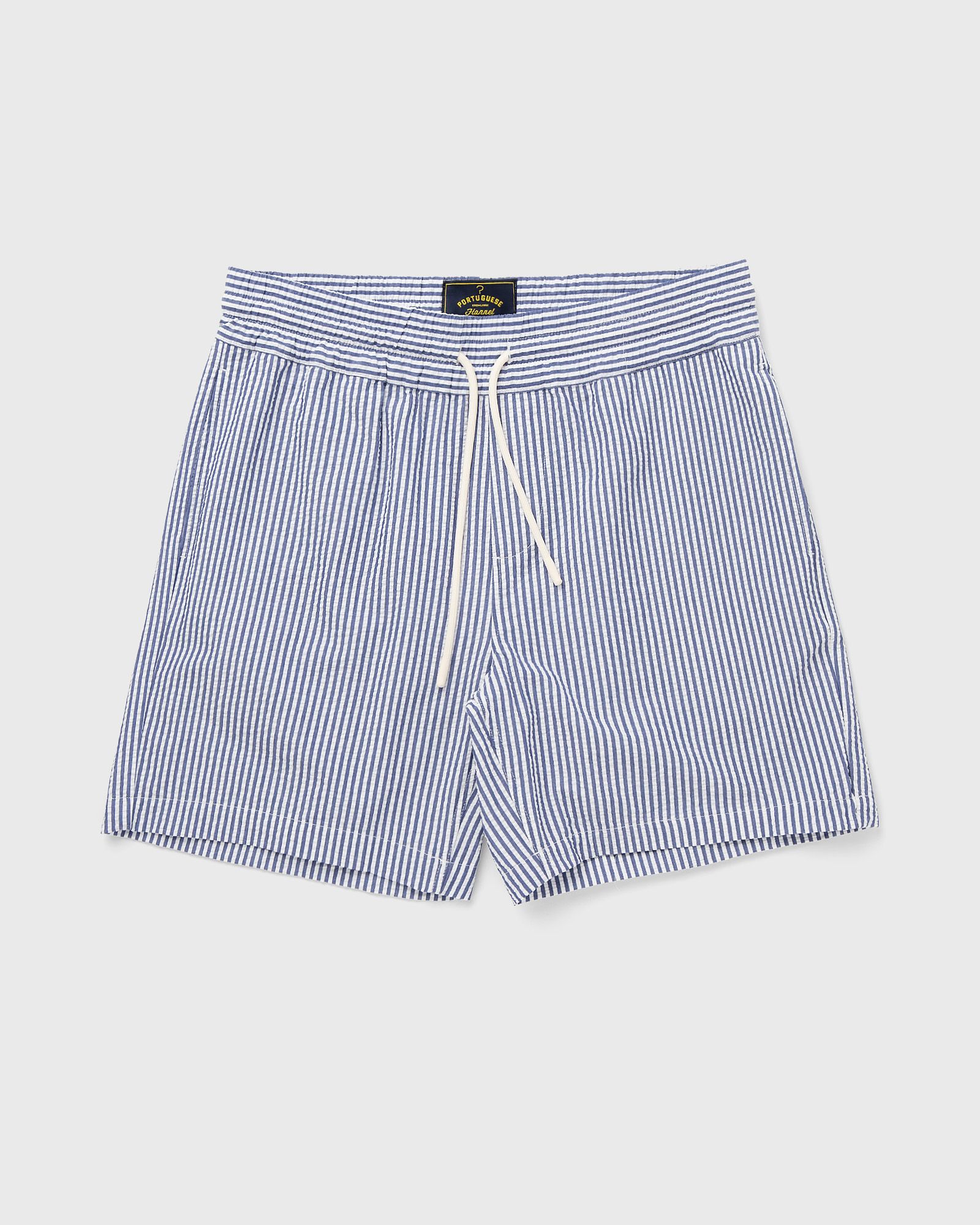 Portuguese Flannel Atlantico Stripe Shorts, blue