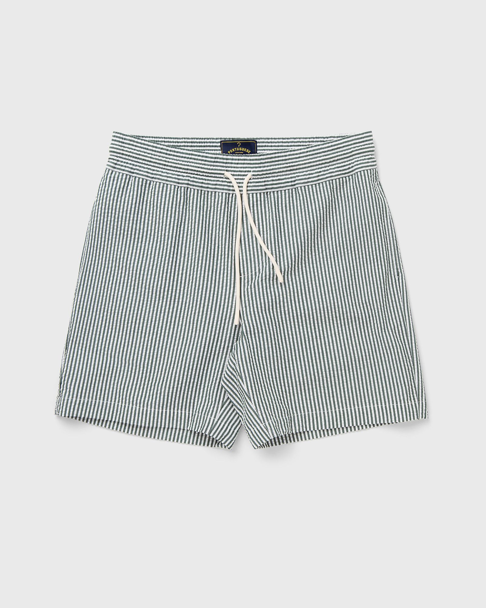 Portuguese Flannel Atlantico Stripe Shorts, green