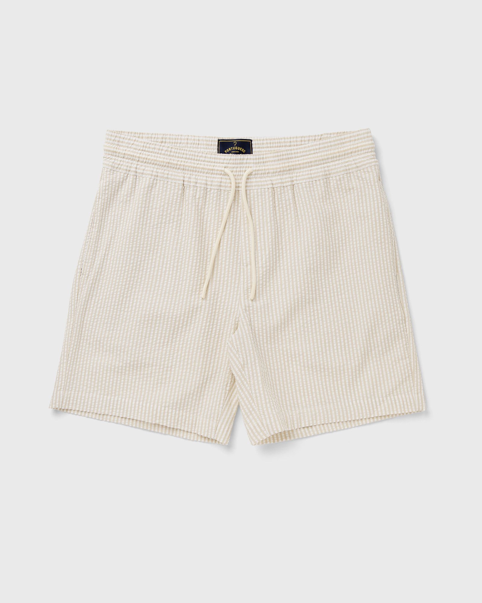 Portuguese Flannel Atlantico Stripe Shorts, brown