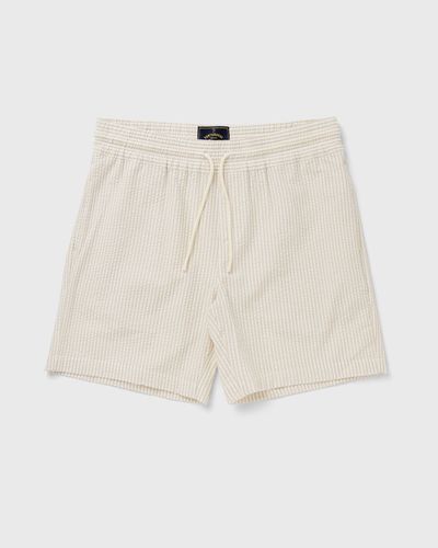 Portuguese Flannel Atlantico Stripe Shorts, brown