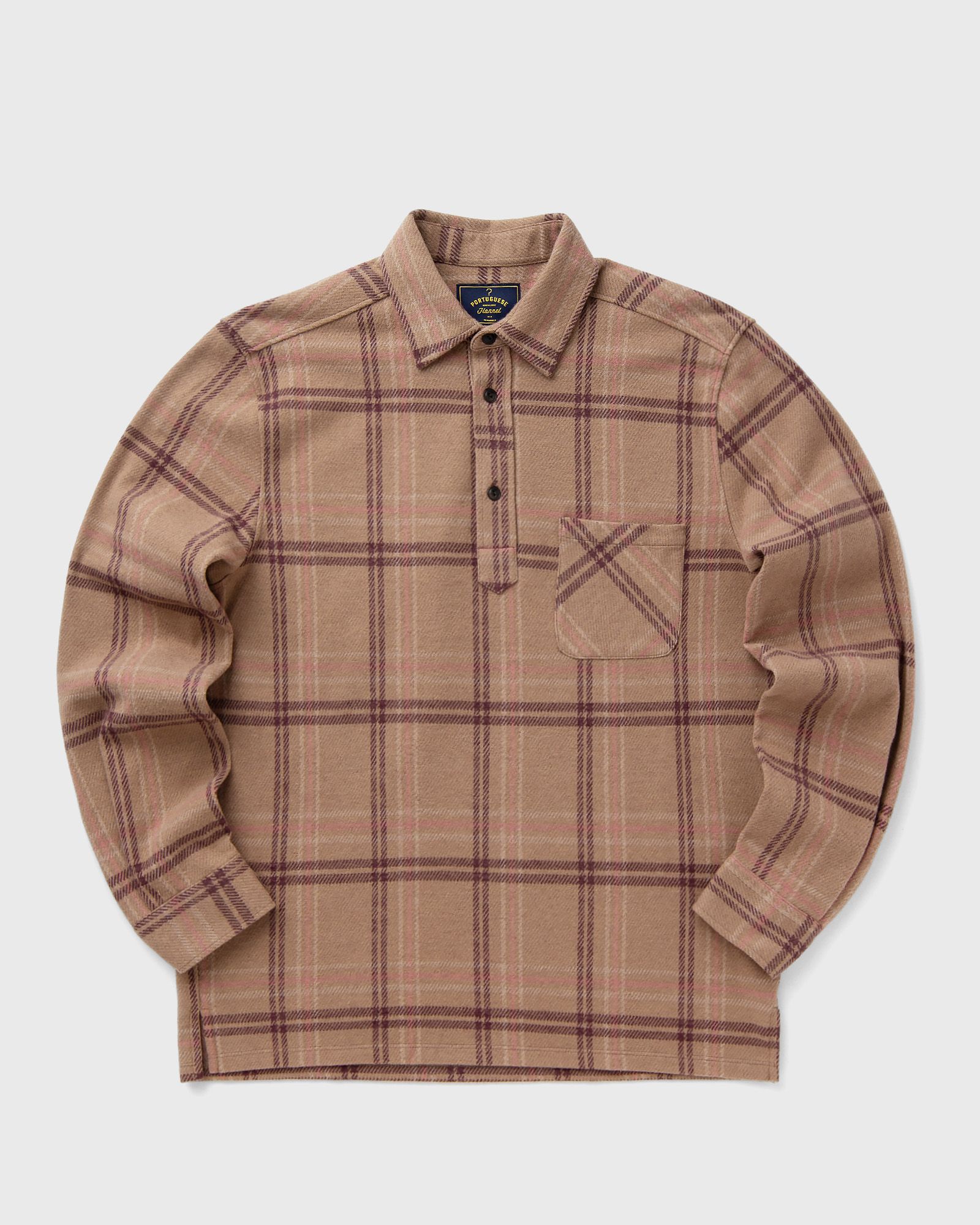 Portuguese Flannel CARTER POPOVER, brown