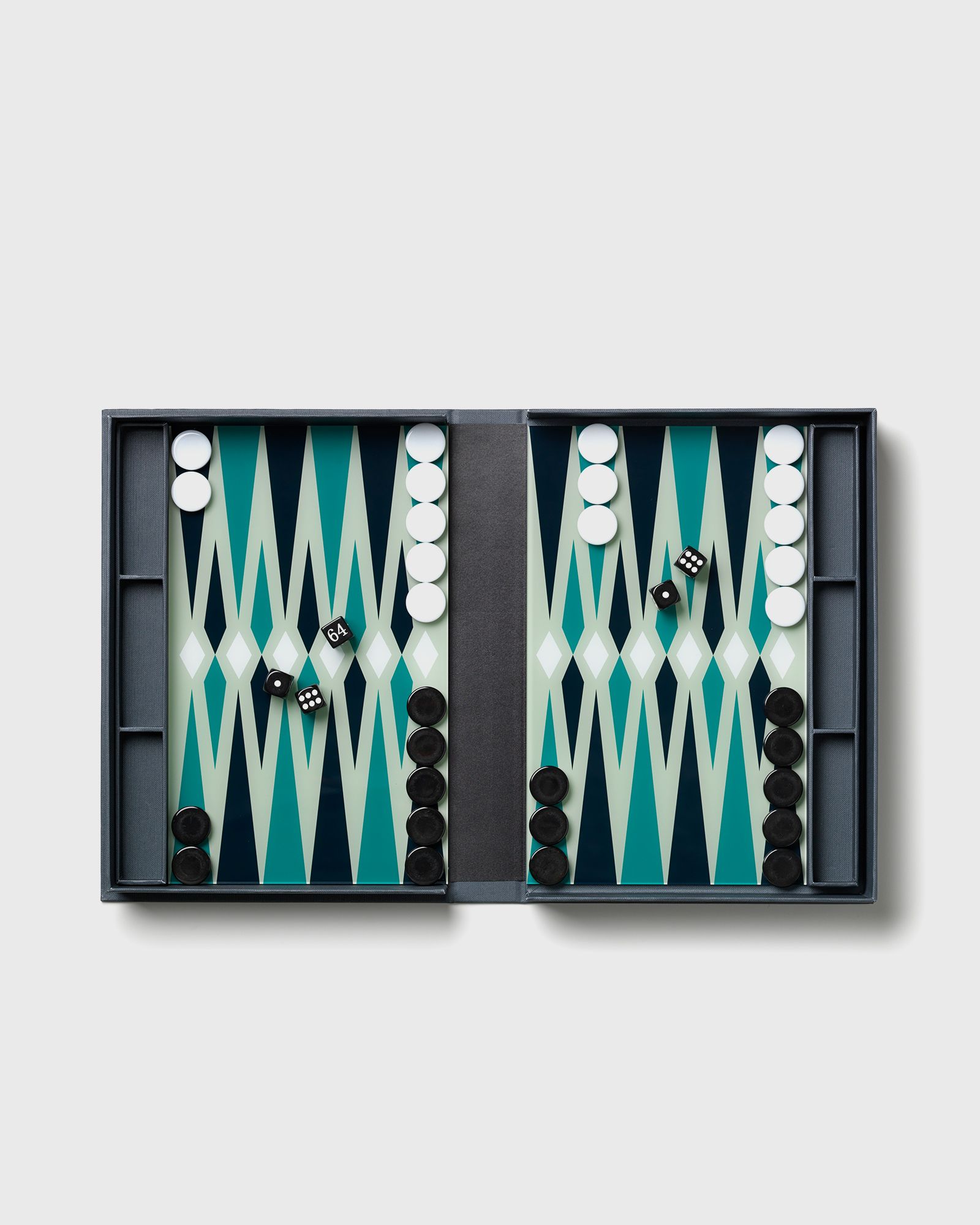 Printworks Classic Backgammon, blue|green