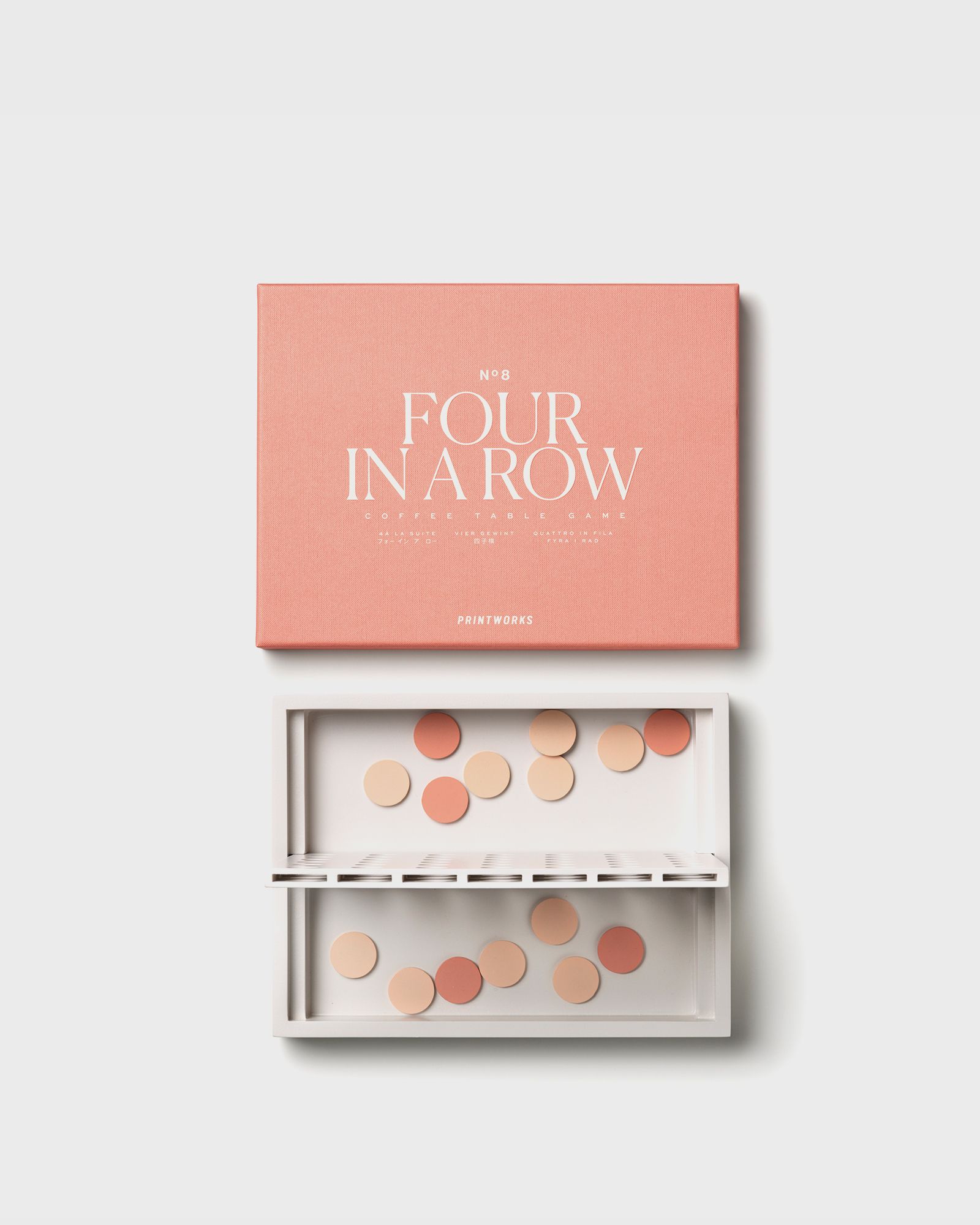 Printworks Classic Four In A Row, pink|beige