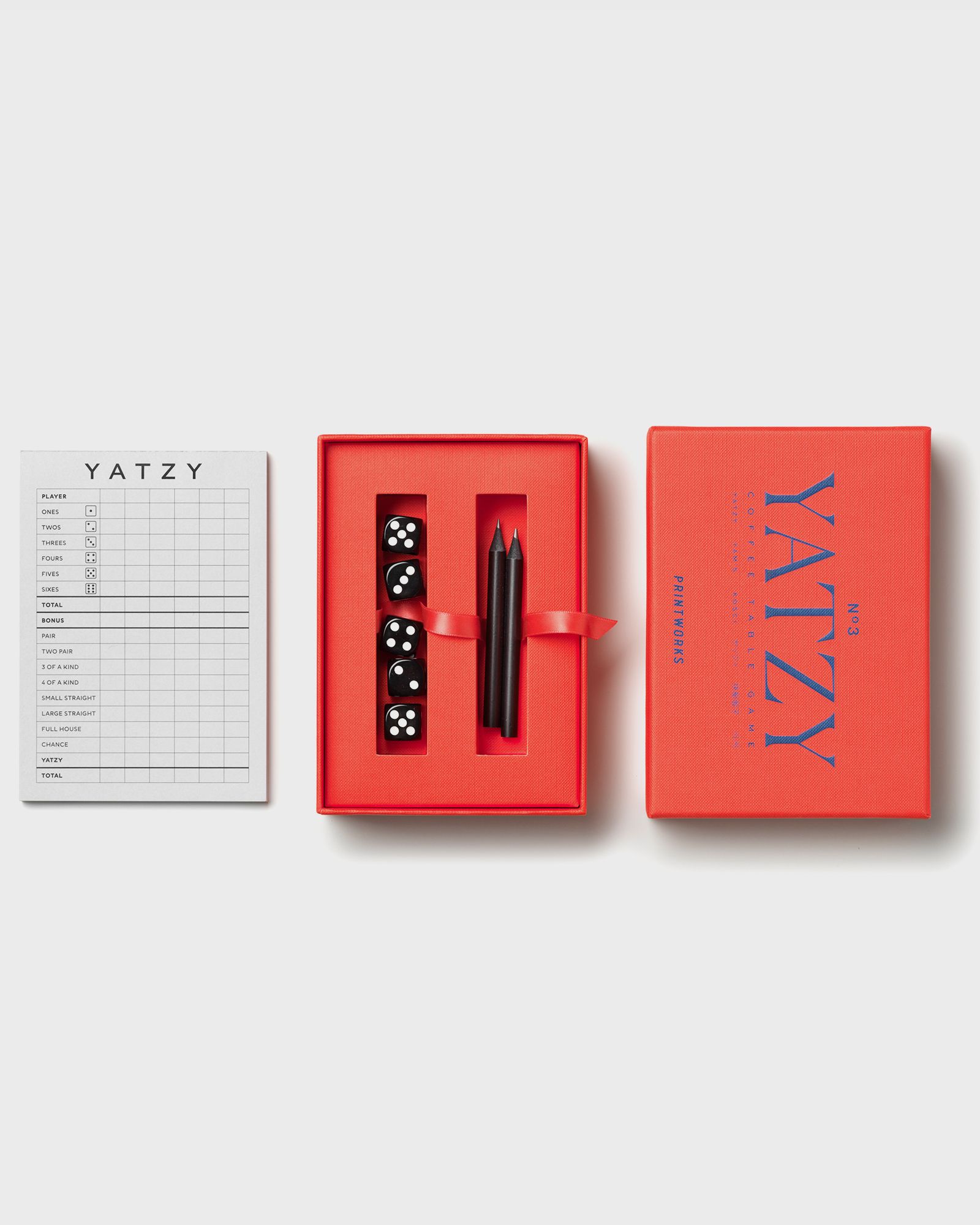 Printworks Classic Yatzy Red, red