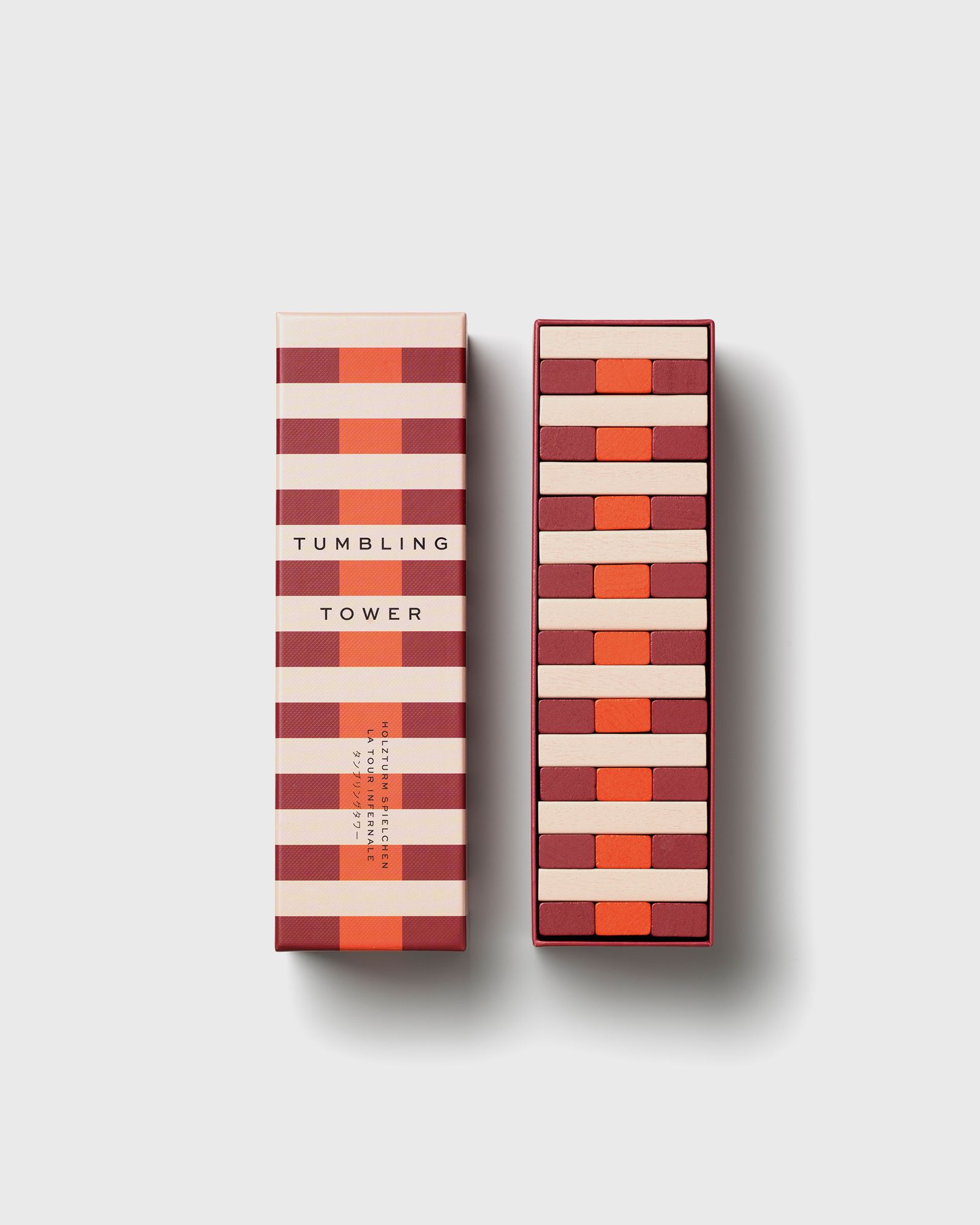 Printworks Play Tumbling Towers, red|beige
