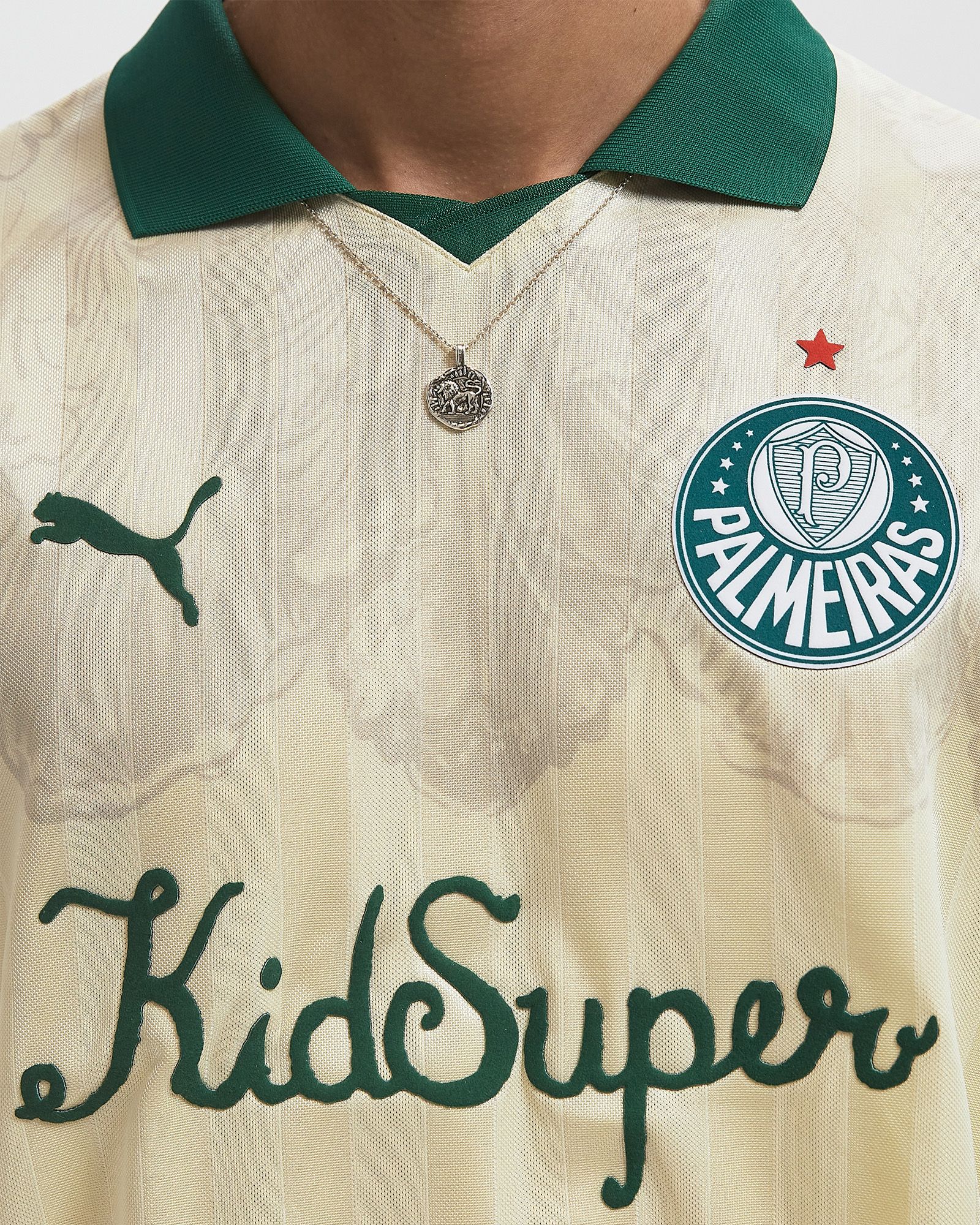 Puma x KIDSUPER Palmeiras LS Retro Shirt Beige | BSTN Store