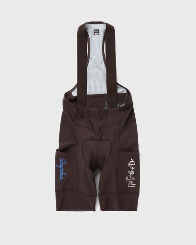 Rapha X David Carson Pro Team Cargo Bib Shorts, brown
