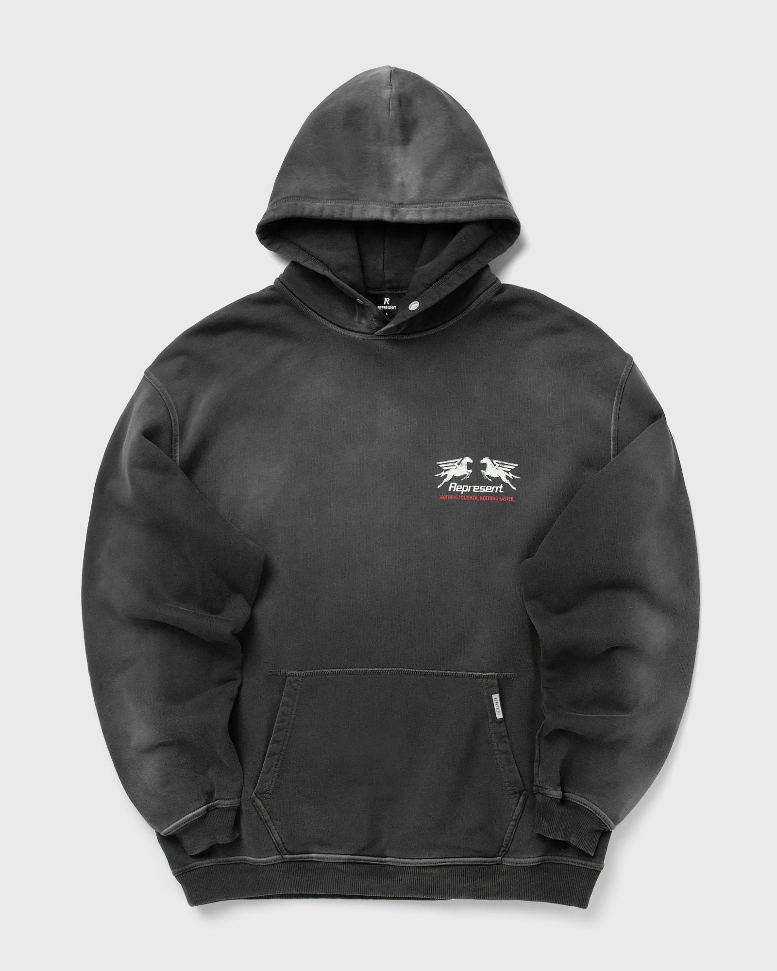 Represent 24 HOUR SERVICE HOODIE, black
