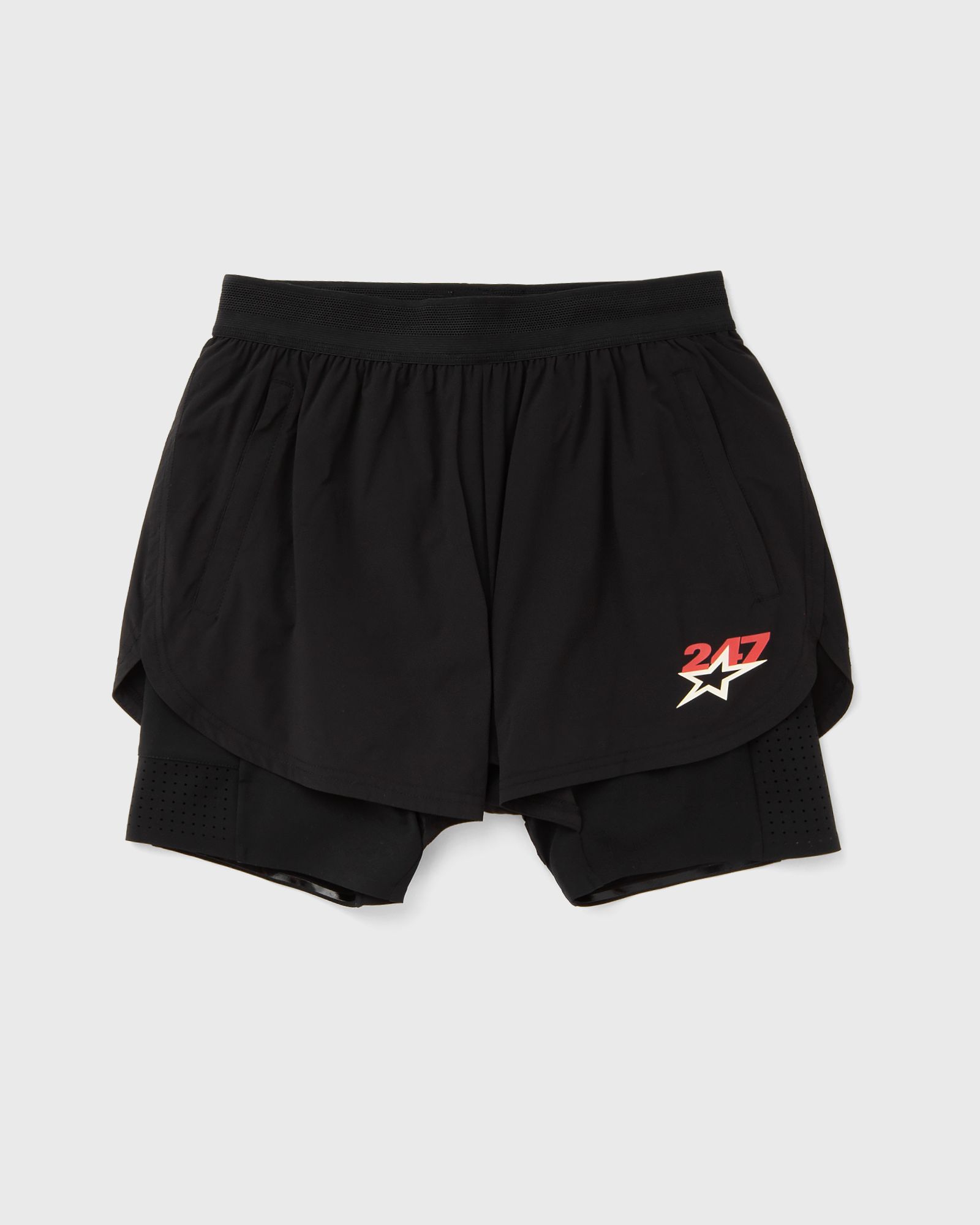 Represent 247 HYBRID SHORT, black