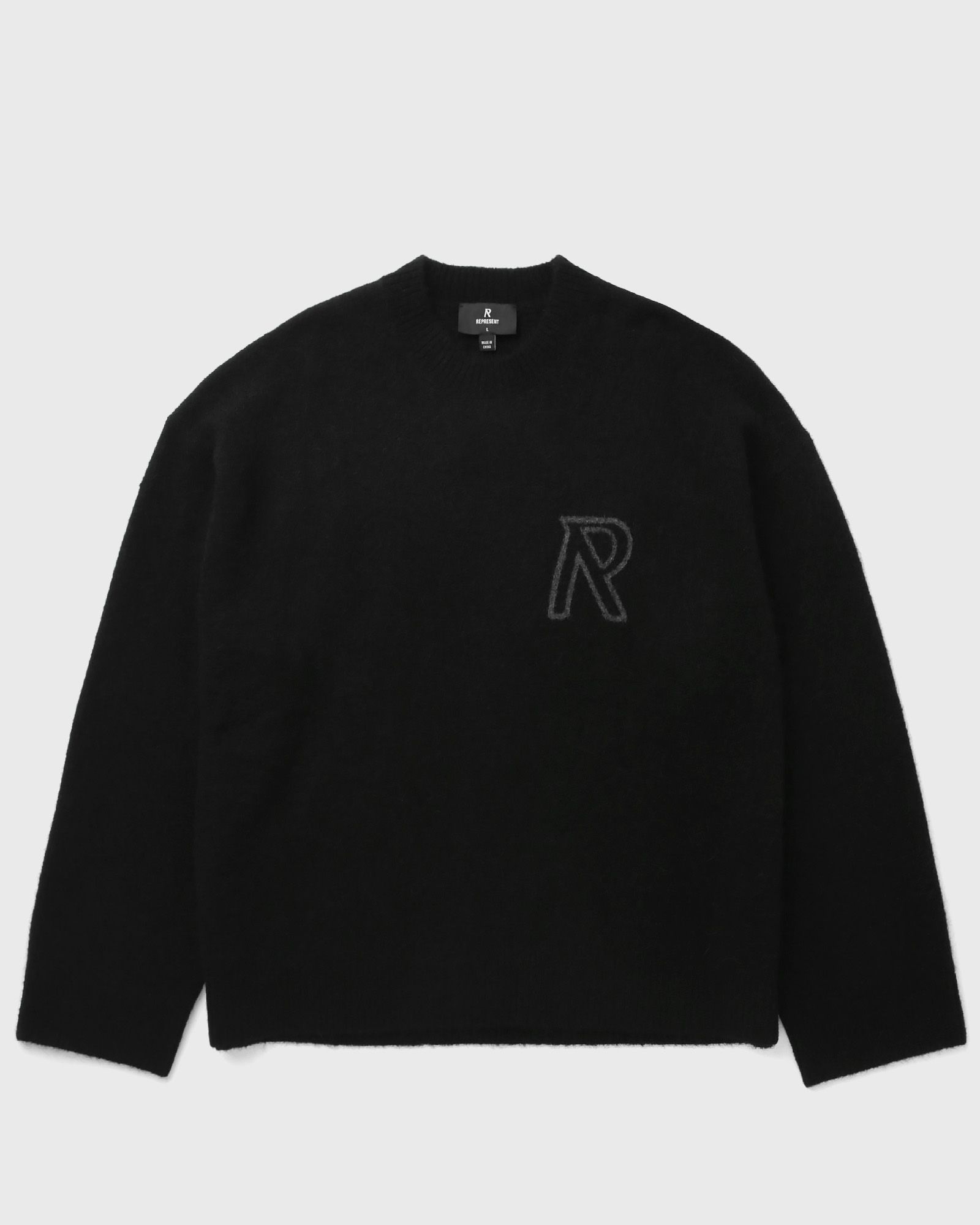 Represent LOGO SWEATER, black