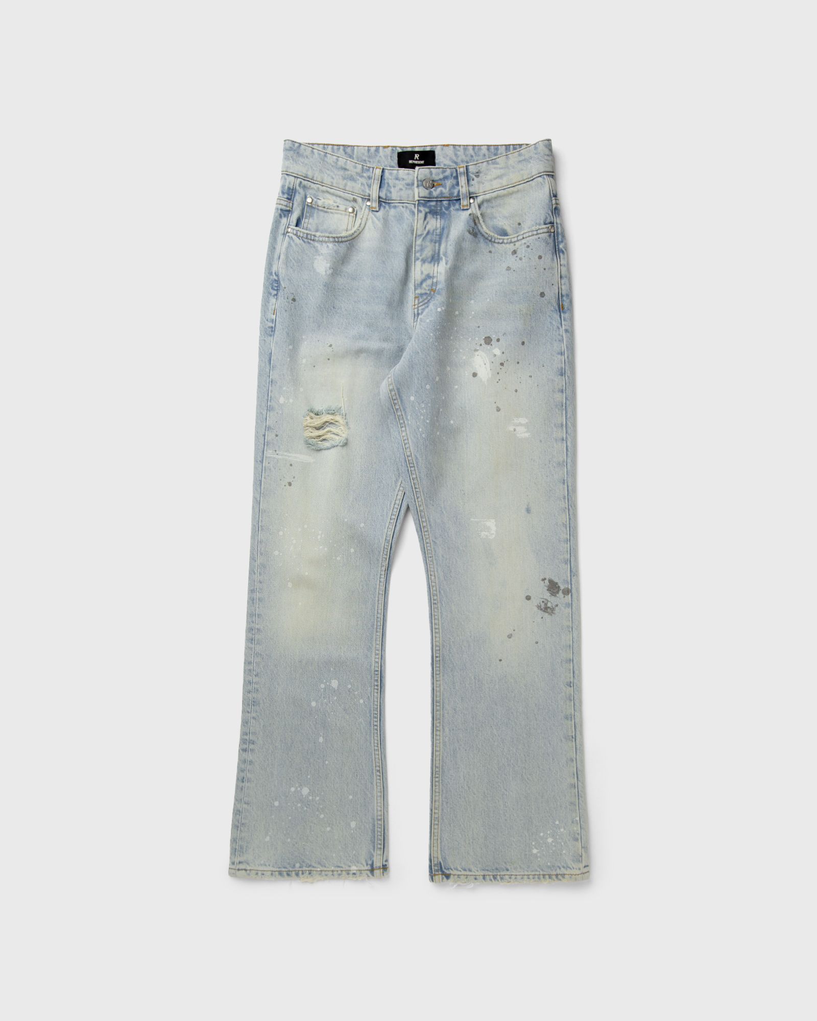 Represent PAINTED DENIM, blue
