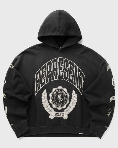 Represent Represent Legacy Crest Hoodie, black