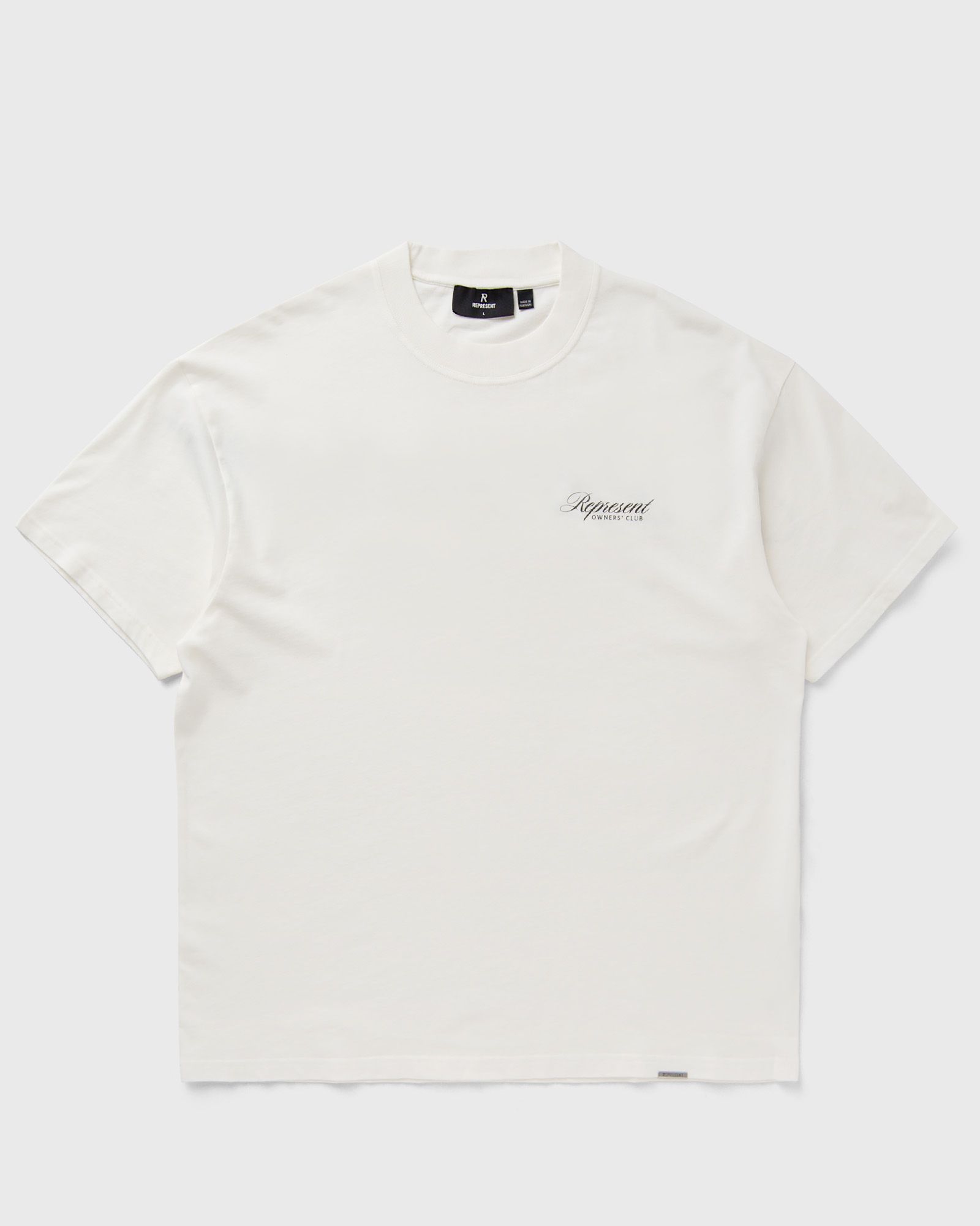 Represent REPRESENT OWNERS CLUB SCRIPT T-SHIRT, white