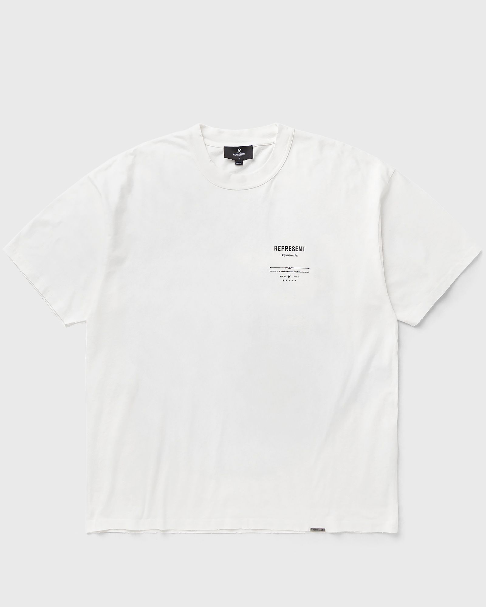 Represent Revere Manor T-Shirt, white